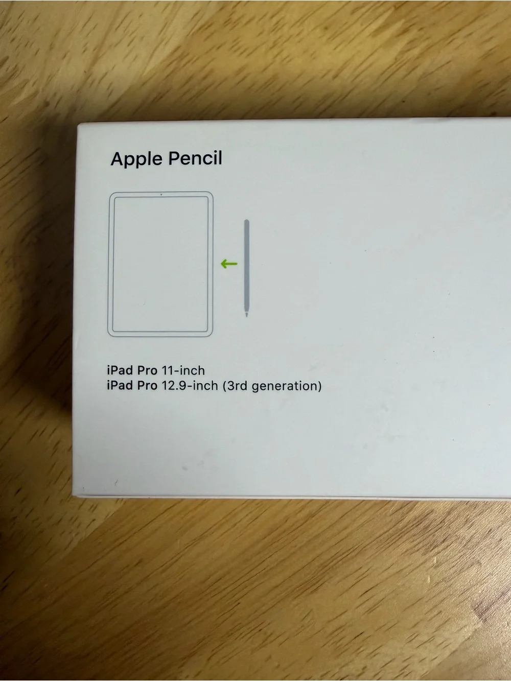 Apple White Accessory Box with Label - Apple Pencil 2nd Gen Packaging